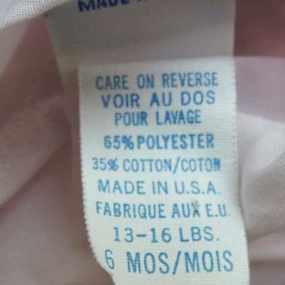 Vintage 80s/90s Baby Girl Alexis Pink Lace Gown 0-6M - Picture 6 of 8